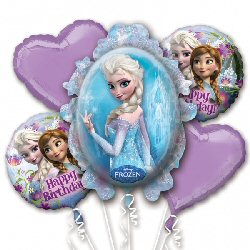 Disney Frozen Birthday Bouquets Foil Balloons