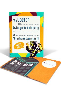 Doctor Who Party Invitations