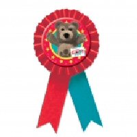 Little Charley Bear Party Award Ribbon Badge