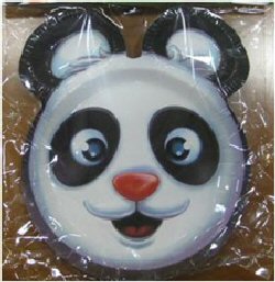 Panda shaped party plates