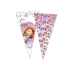 Sofia the First cone party bags