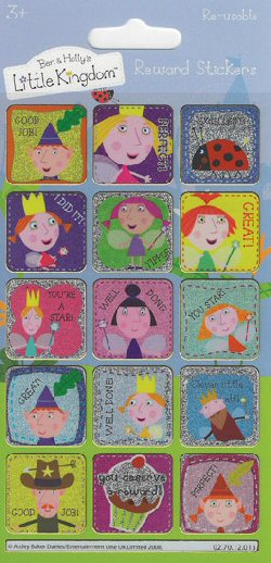 Ben and Holly reward stickers