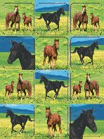 Wild Horses Party stickers