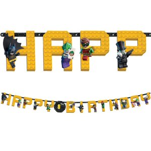 10ft Lego Batman Movie Birthday Party Add An Age Jumbo Letter Banner Decoration 