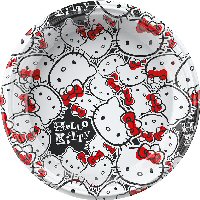Hello Kitty Fun plastic plates 23cm