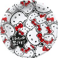 Hello Kitty Fun plastic plates 18cm