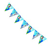 Italian Passion Rugby party bunting