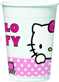 Hello Kitty Tulip plastic party cups