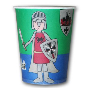 Knights of the round plate party cups