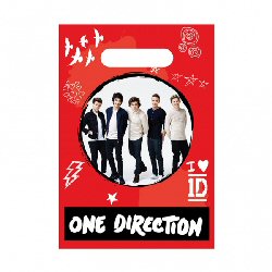 One Direction Plastic Party Loot Bags
