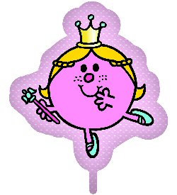 Little Miss supershape foil balloon