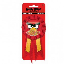 Angry Birds Red Confetti Award Ribbon