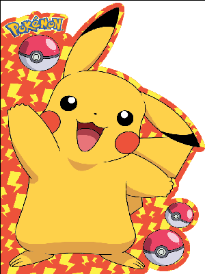 Pokemon Birthday card with Pikachu on