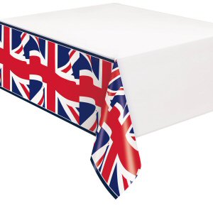Best of British Theme Plastic Deluxe Table Cover