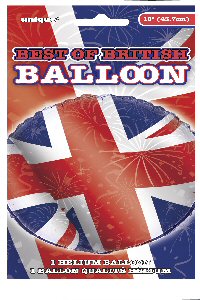 Best of British foil balloon 