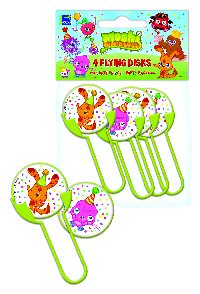 Moshi Monsters flying disks packet of 4