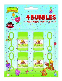 Moshi Monsters party bubbles packet of 4