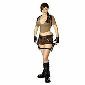 Lara Croft Style Treasure Hunter Fancy Dress Costume