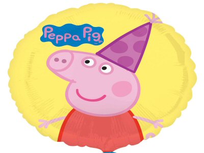 Peppa Pig Yellow Foil Balloon