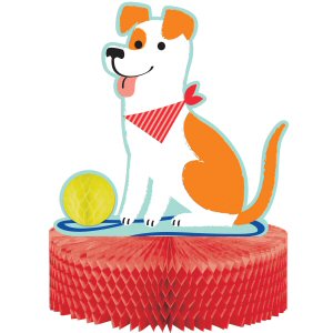 Dog Party Honeycomb Table Centrepiece Decoration