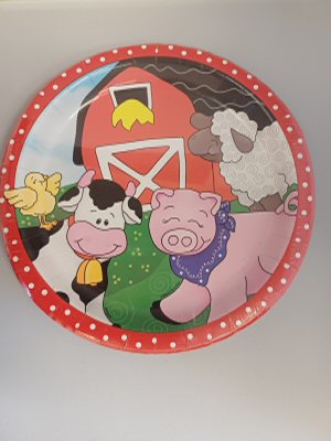 Farm Friends Party Plates
