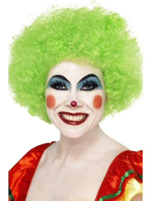 Smiffys Crazy Clown Wig Green
