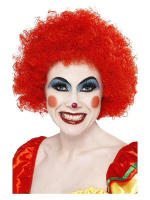 Smiffys Crazy Clown Wig Red