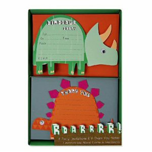 Roarrrr Dinosaur Party invites and thank you's