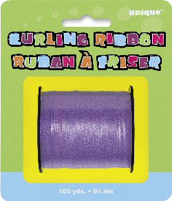 Mini Curling Ribbons Purple