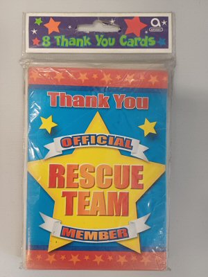 Rescue Team Thank You Cards