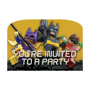 LEGO Batman Movie Postcard Invitations