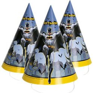 Batman Party Cone Hats