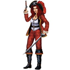 Jointed Bonny Pirate Buccaneer