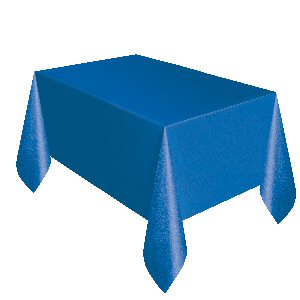 Royal Blue Plastic Tablecover