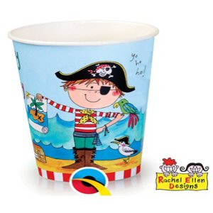 Rachel Ellen Pirate Paper Cups