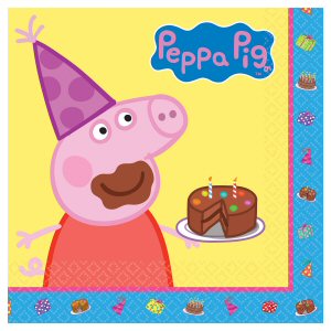 Peppa Pig Party napkins