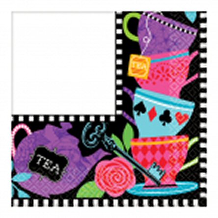 Mad Tea Party Luncheon Napkins