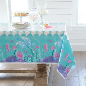 Mermaid party tablecover