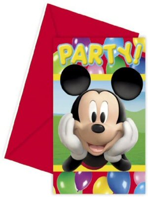 Mickey Mouse party invites