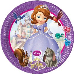 Sofia the First 20cm party plates