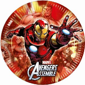 Avengers Multi Heroes Party Plates