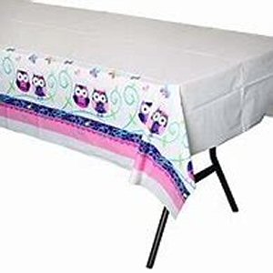 Owl pals party Printed Plastic tablecover