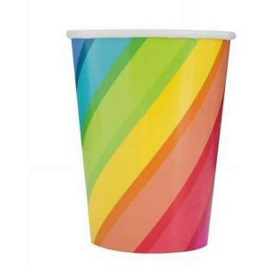 Rainbow Birthday Party Cups