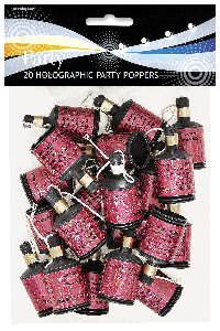 Pink Glitz Party Poppers