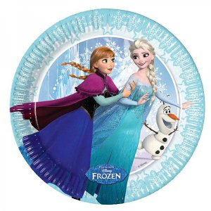 Frozen Ice Skating 18cm Party Plates