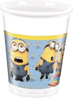 Lovely Minions Plastic Party Cups