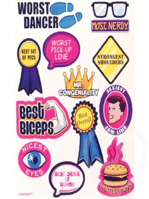 Hen Night Male Rating Sticker game