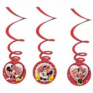 Minnie Mouse Red Dangling Decorations