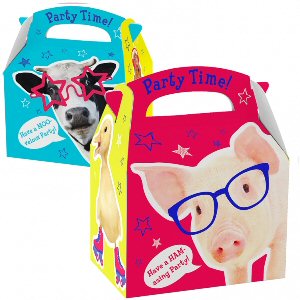 Favours Party Boxes Farm Animals