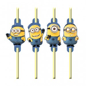 Despicable Me Party Drinking Straws 8